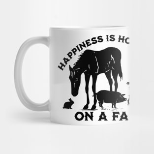 Happiness is on a Farm Mug